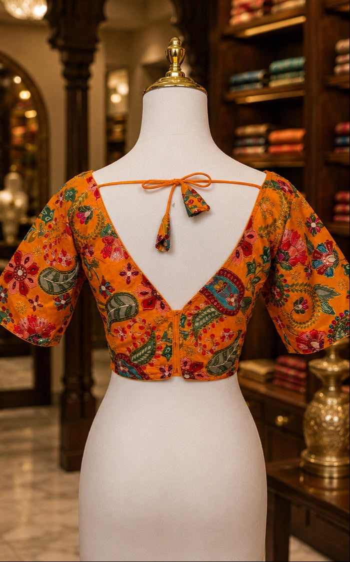 THE ICON BLOUSE - YELLOW MUSTARD
