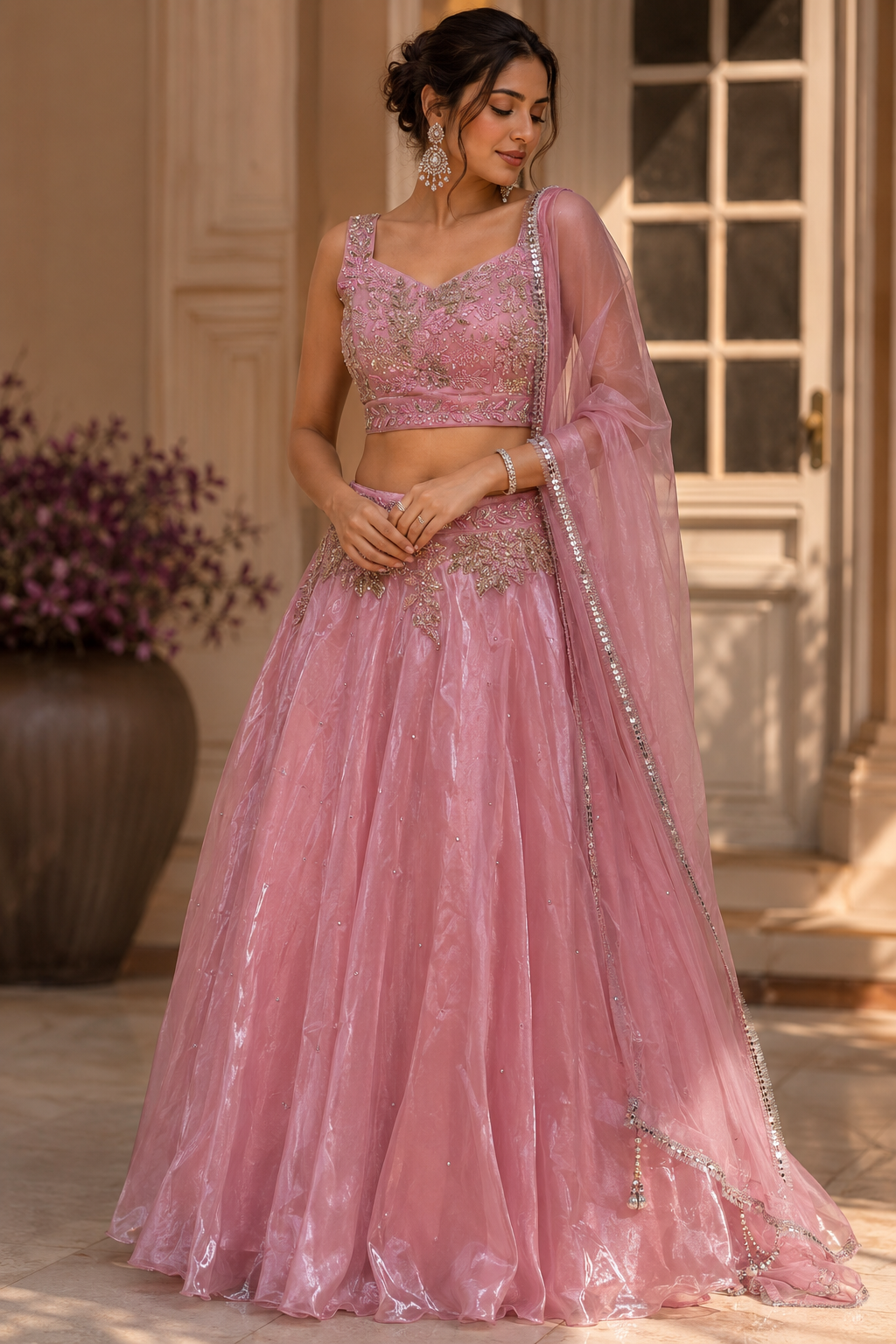 THE ROSÉA LEHENGA