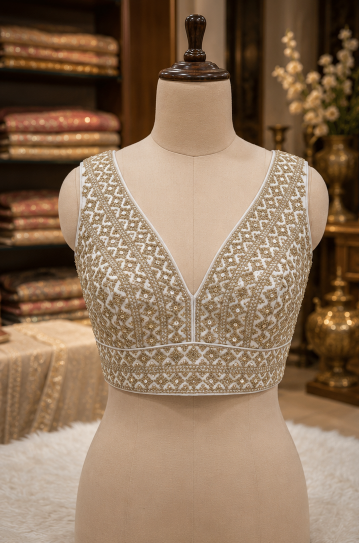THE LUMINARY BLOUSE - IVORY