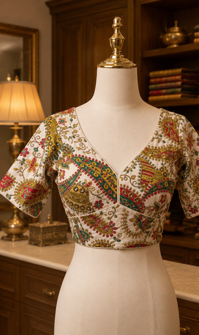 THE ICON BLOUSE - IVORY