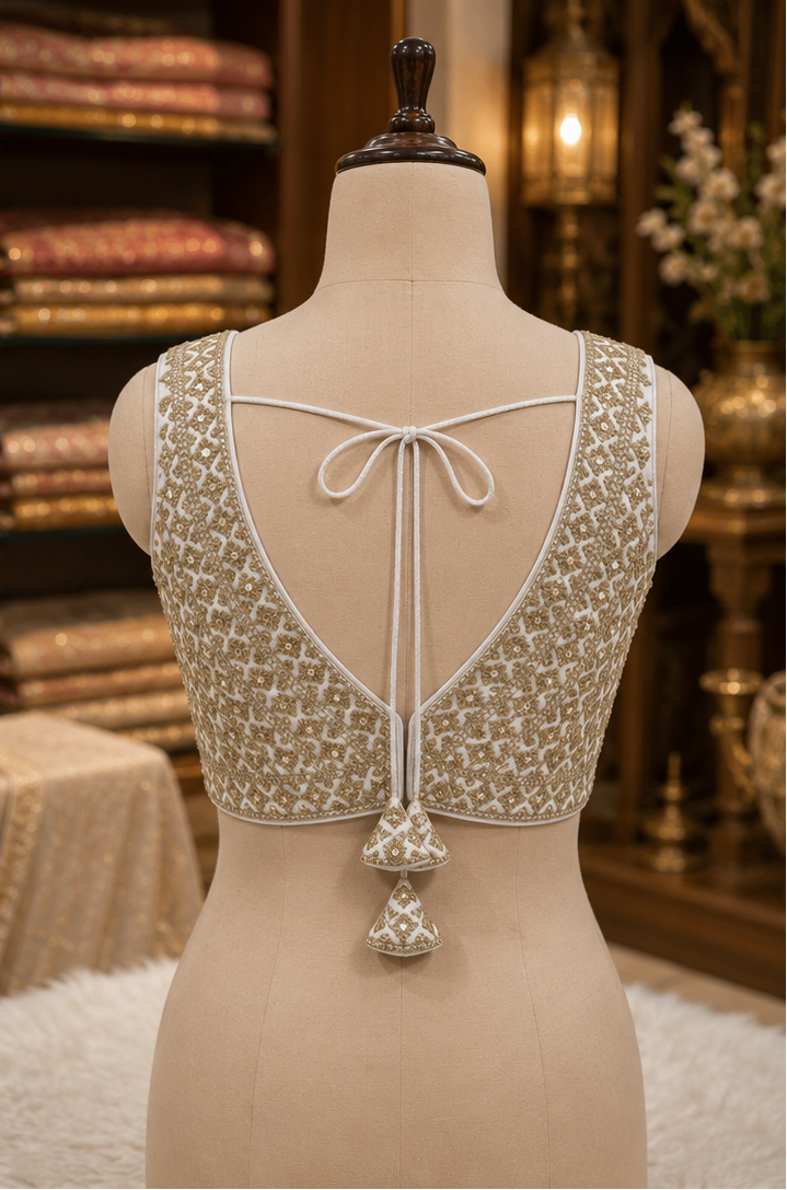 THE LUMINARY BLOUSE - IVORY