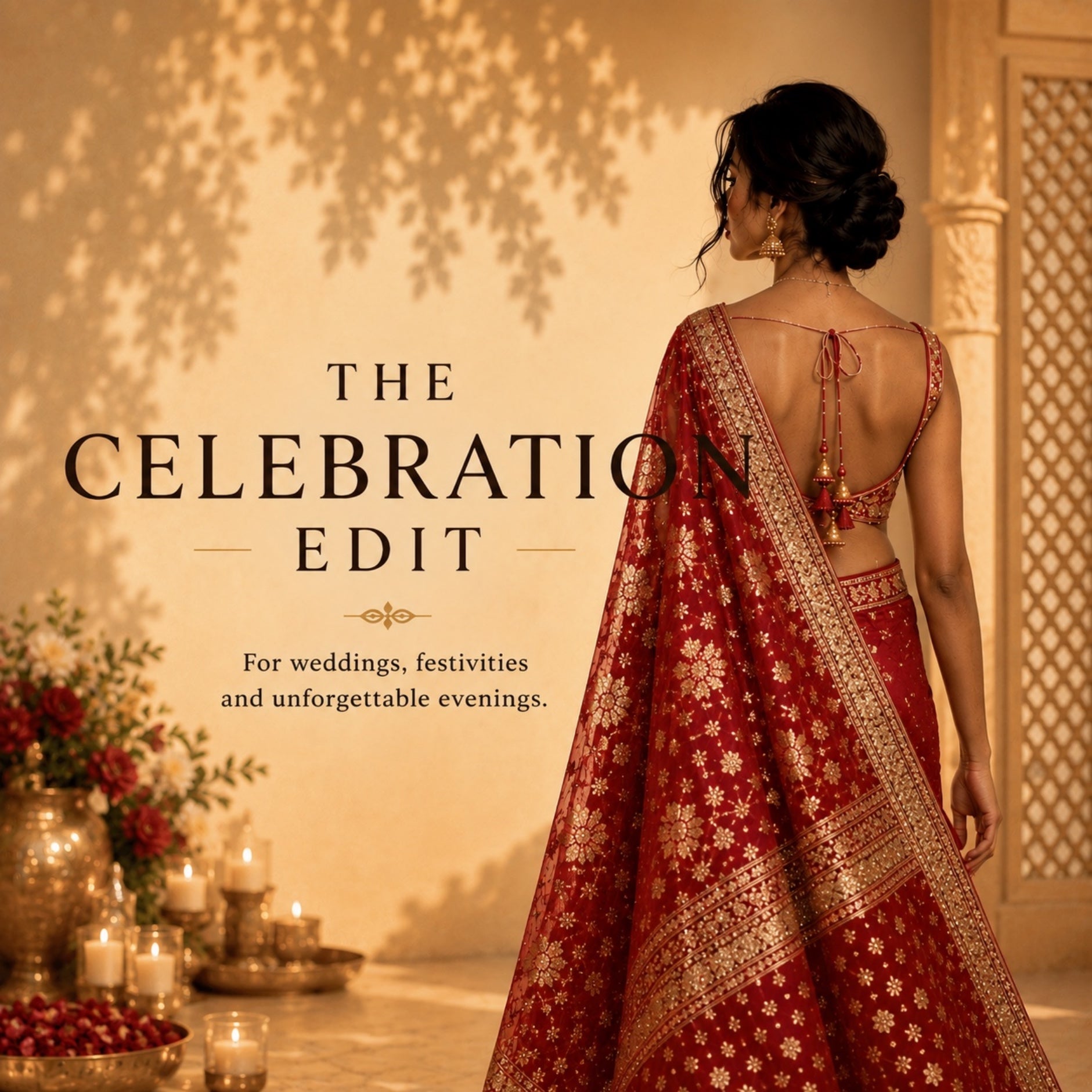 THE CELEBRATION EDIT — For weddings, festivities and unforgettable evenings.